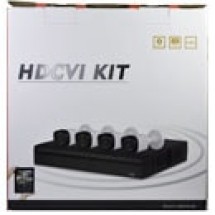 KIT DVR HDCVI 8 CH HD + 4 CAMARAS + DD 500GB